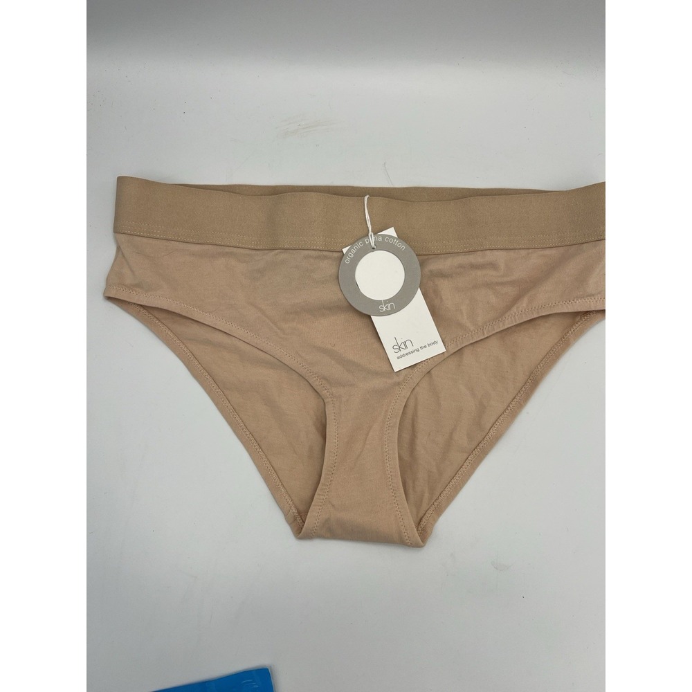 Skin‎ Organic Pima Cotton Panty Women's Size Small OL63B